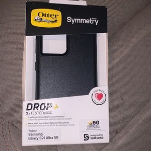 NEW Otterbox Symmetry Series Phone Case - BLACK - Samsung Galaxy S21 Ultra 5G